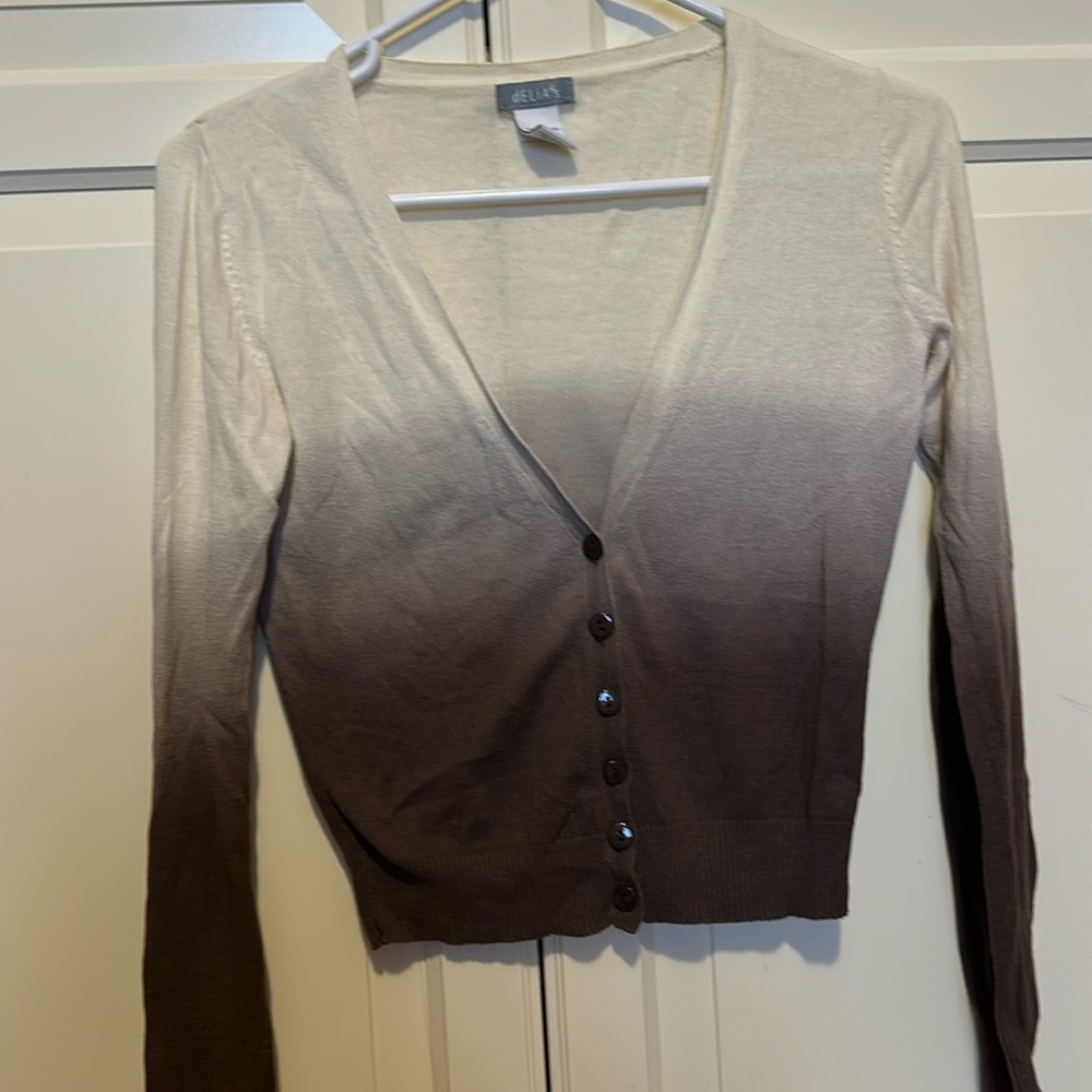 Delia’s ombré brown cardigan